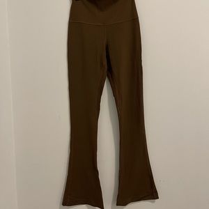 lululemon mini-flare groove pant java